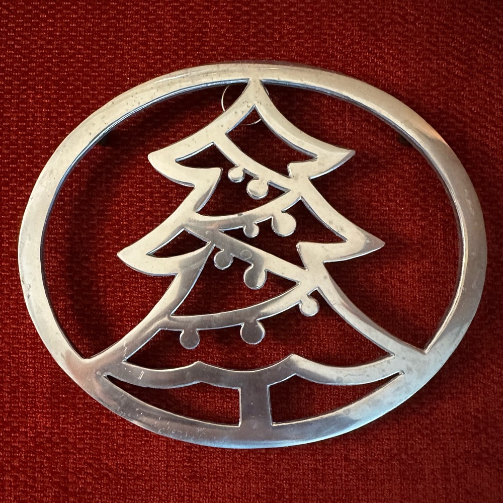 Vintage COPCO Christmas Tree Trivet